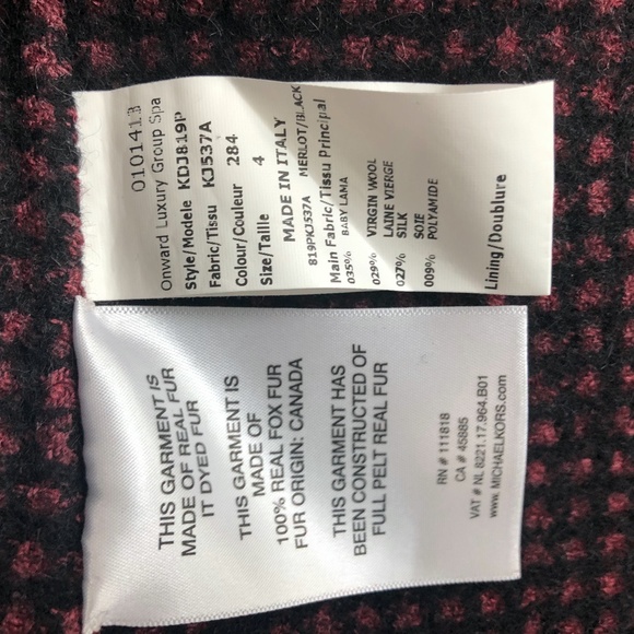 Michael Kors Collection Fox Fur Vest, Open Front - Picture 8 of 10